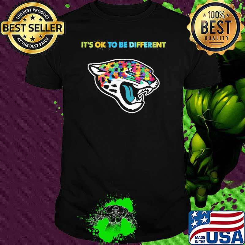 Jacksonville Jaguars it's ok to be different autism shirt