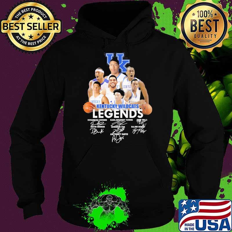 Kentucky Wildcats legends Demarcus Cousins Karl Anthony towns signatures s Hoodie Kentucky Wildcats legends Demarcus Cousins Karl Anthony towns signatures s Hoodie