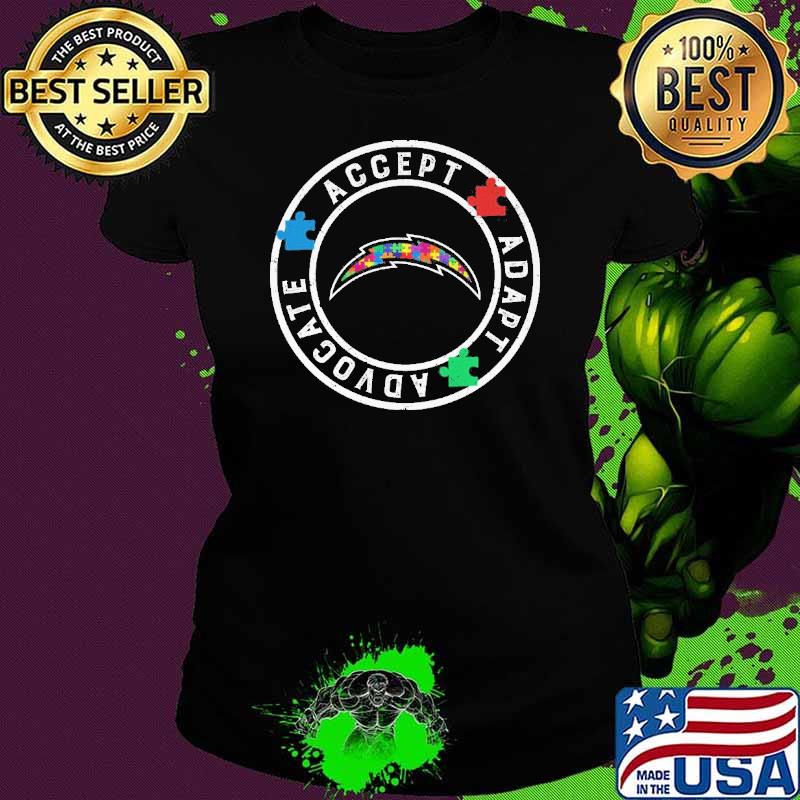 Los Angeles Chargers accept advocate adapt autism s Ladies tee Los Angeles Chargers accept advocate adapt autism s Ladies tee