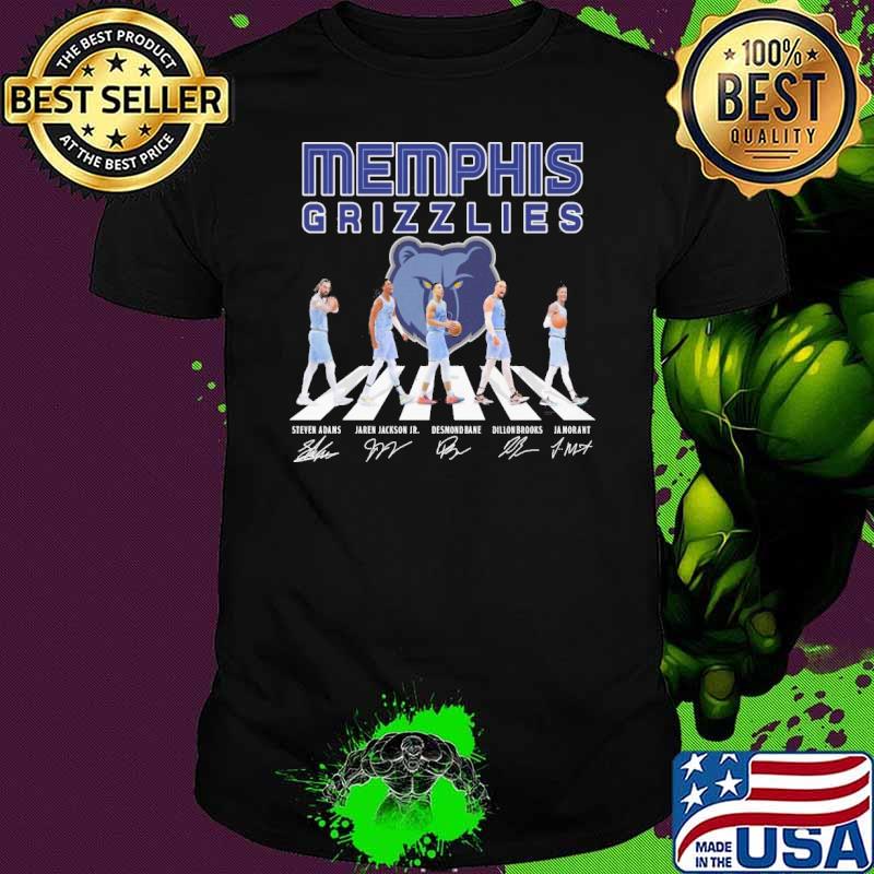 Memphis grizzlies Walking Abbey Road signatures shirt