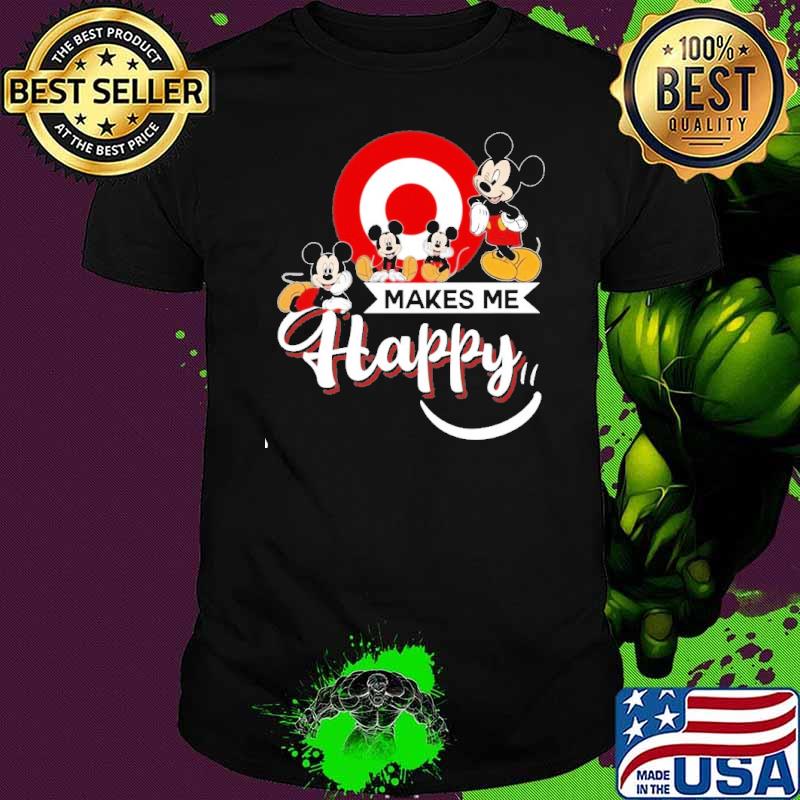 Mickey makes me happy Target shirt
