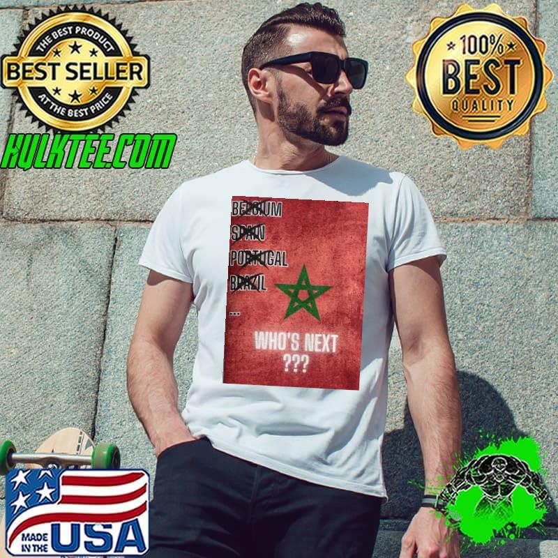Morocco’s Flag Who’s Next belgium spain portucal Brazil s Unisex Morocco’s Flag Who’s Next belgium spain portucal Brazil s Unisex