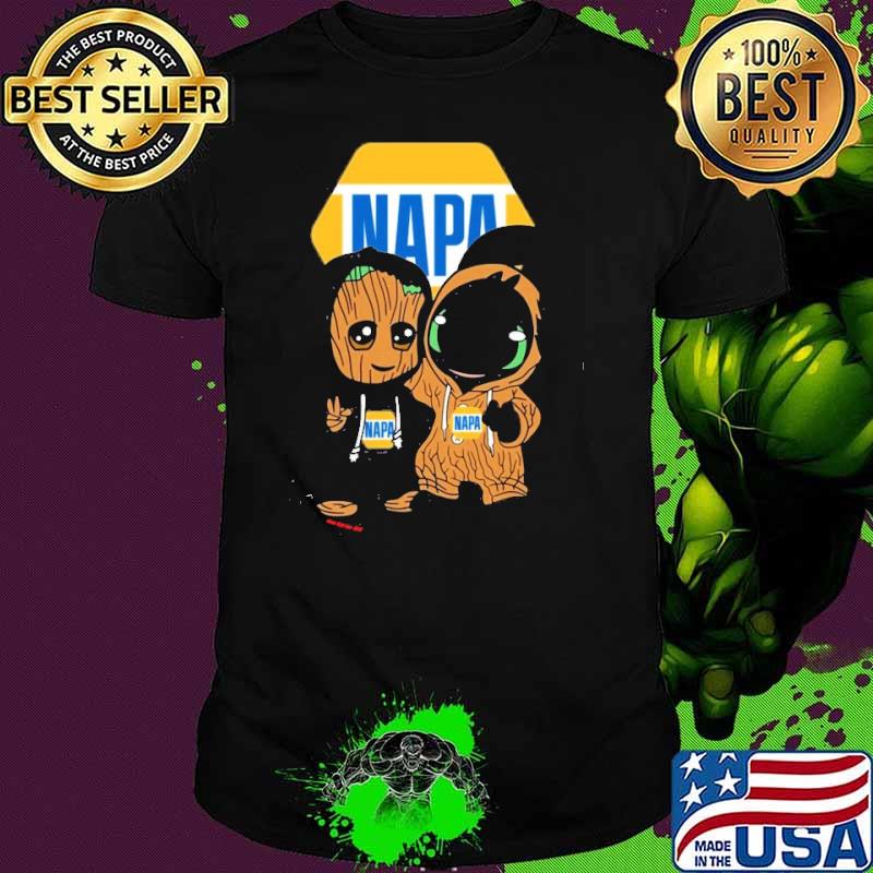 NAPA AUTO PARTS groot and toothless shirt