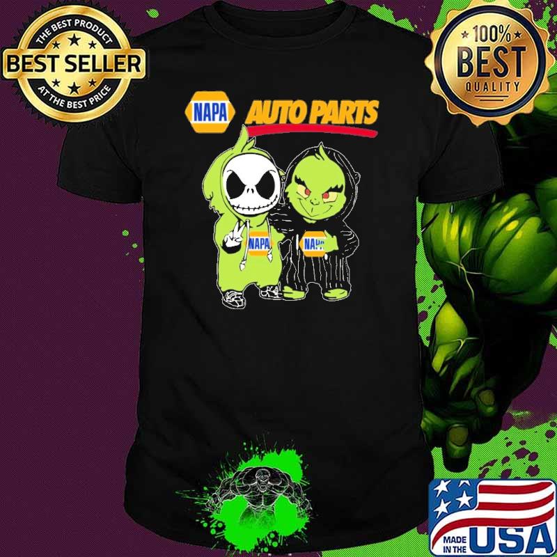 Napa auto parts Jack Skellington and Grinch shirt