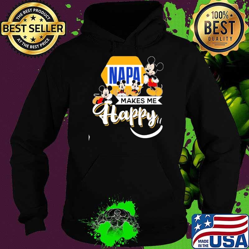 Napa auto parts makes me happy Mickey s Hoodie Napa auto parts makes me happy Mickey s Hoodie