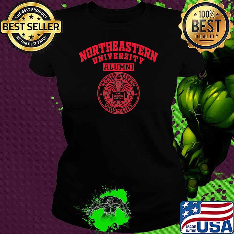 Northeastern University Alumni LVX Veritas Virtvs 1898 s Ladies tee Northeastern University Alumni LVX Veritas Virtvs 1898 s Ladies tee