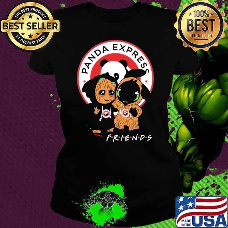 Official groot toothless Panda express friends shirt