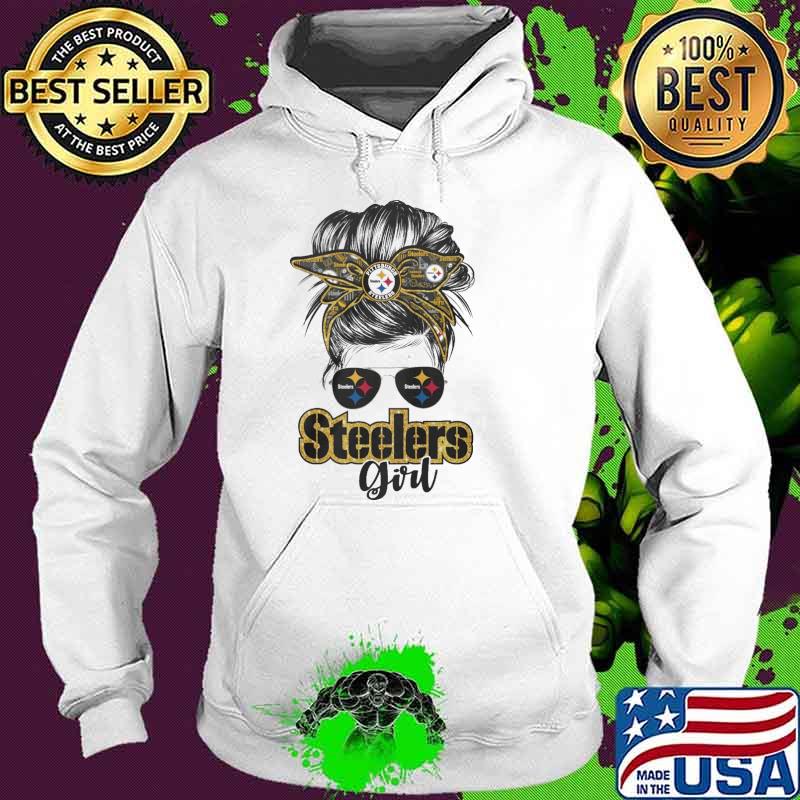 Official pittsburgh Steelers girl glass s Hoodie Official pittsburgh Steelers girl glass s Hoodie