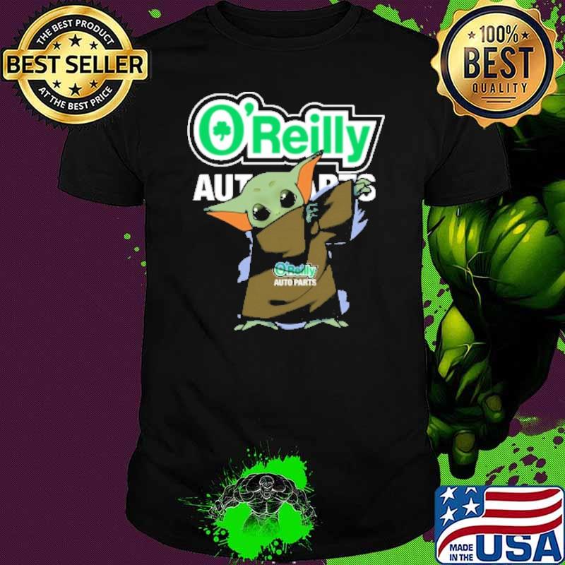 O'reilly auto parts Baby yoda dabbing shirt
