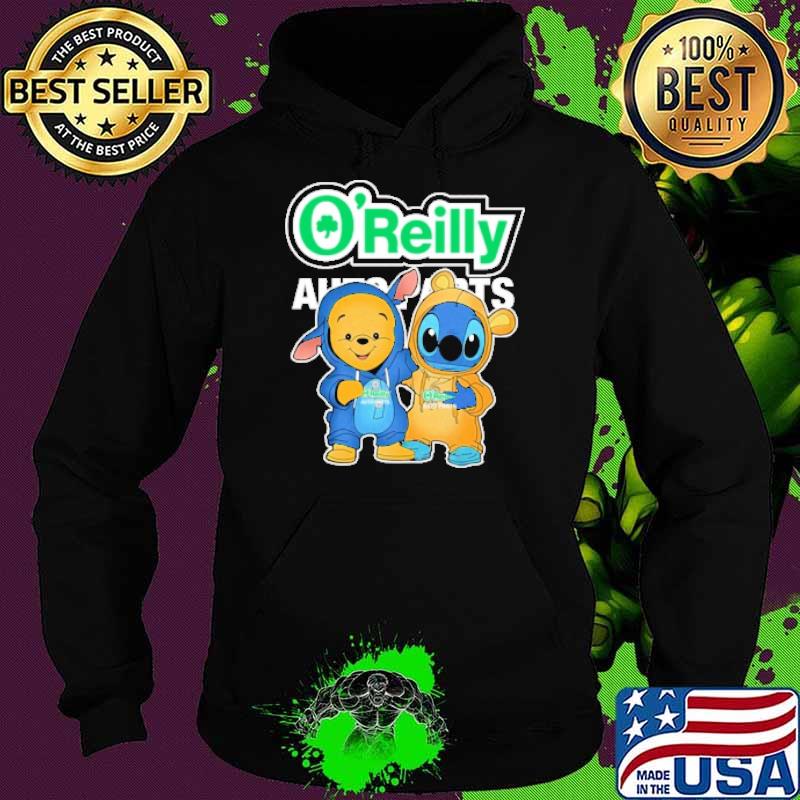 O'reilly auto parts Pooh and Stitch s Hoodie O'reilly auto parts Pooh and Stitch s Hoodie