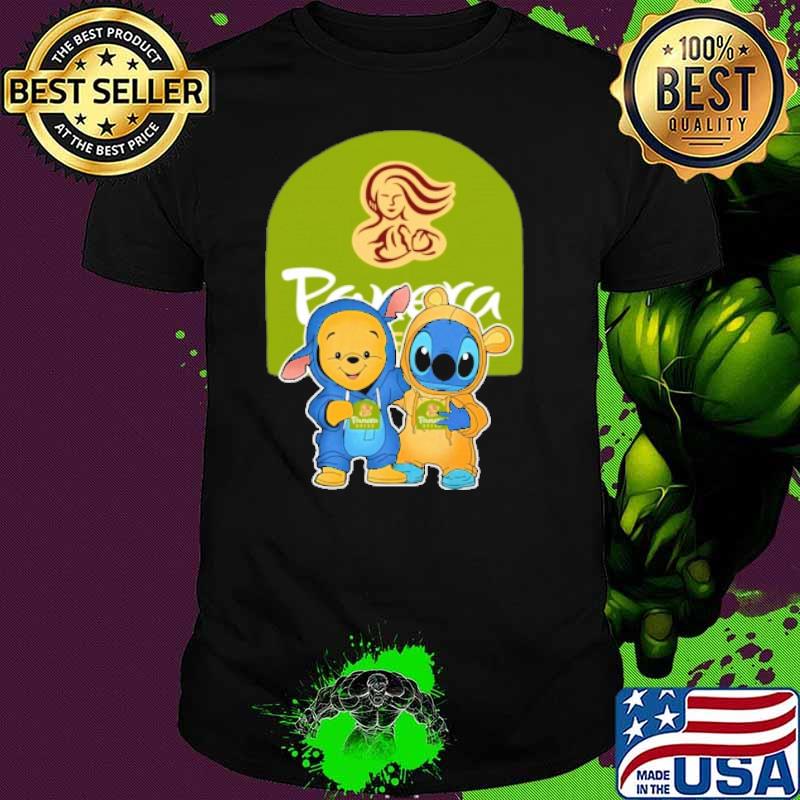 Panera Pooh and stitch shirt Panera Pooh and stitch shirt