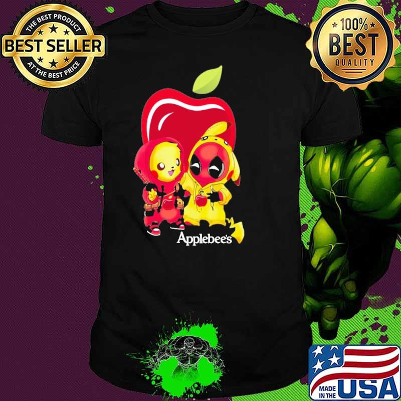 Pikachu Deadpool Applebee's shirt