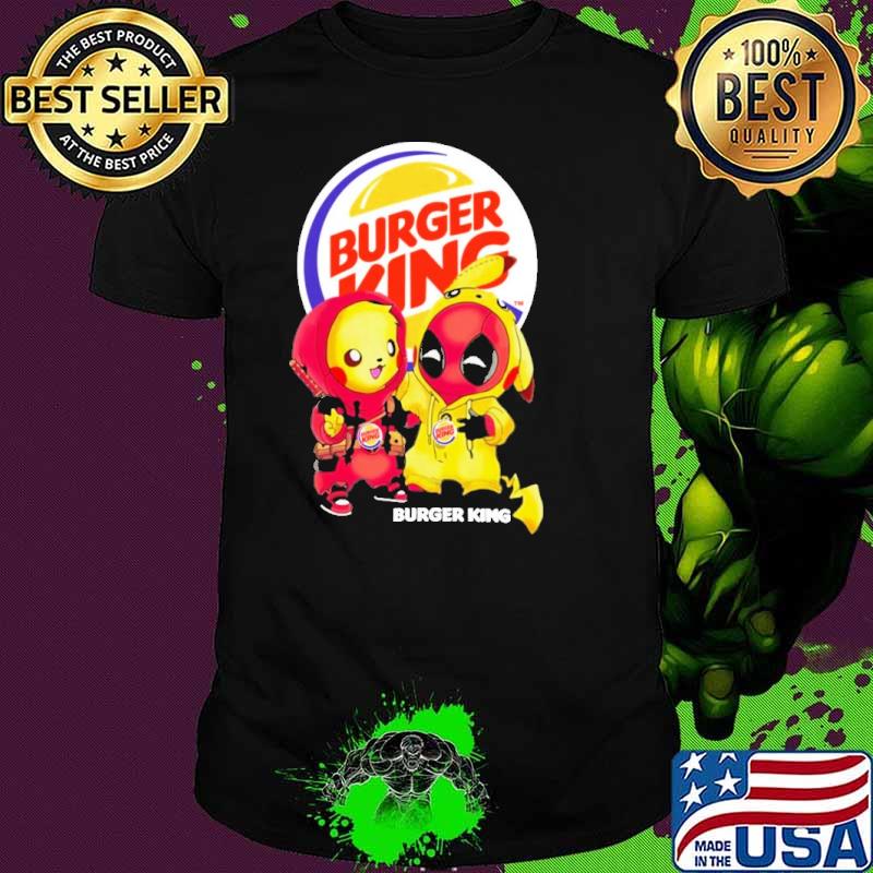 Pikachu Deadpool Burger king shirt