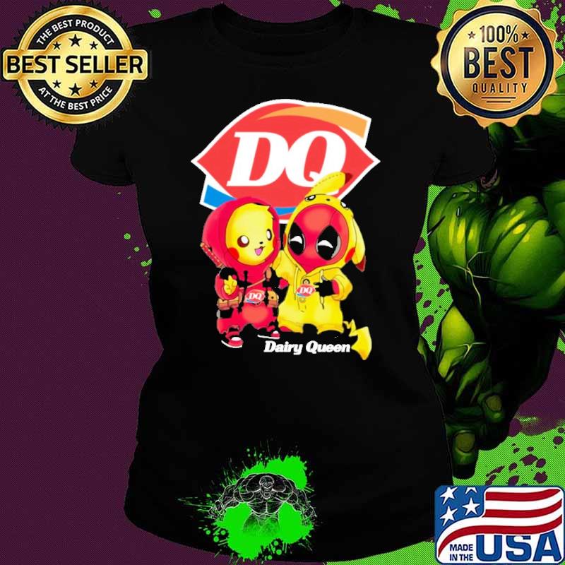 Pikachu Deadpool Dairy Queen s Ladies tee Pikachu Deadpool Dairy Queen s Ladies tee