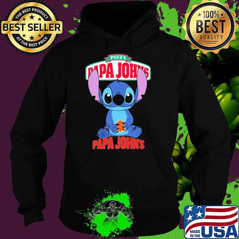 Pizza papa John's Stitch s Hoodie Pizza papa John's Stitch s Hoodie