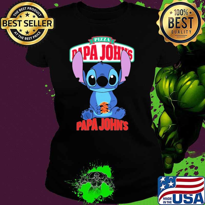 Pizza papa John's Stitch s Ladies tee Pizza papa John's Stitch s Ladies tee