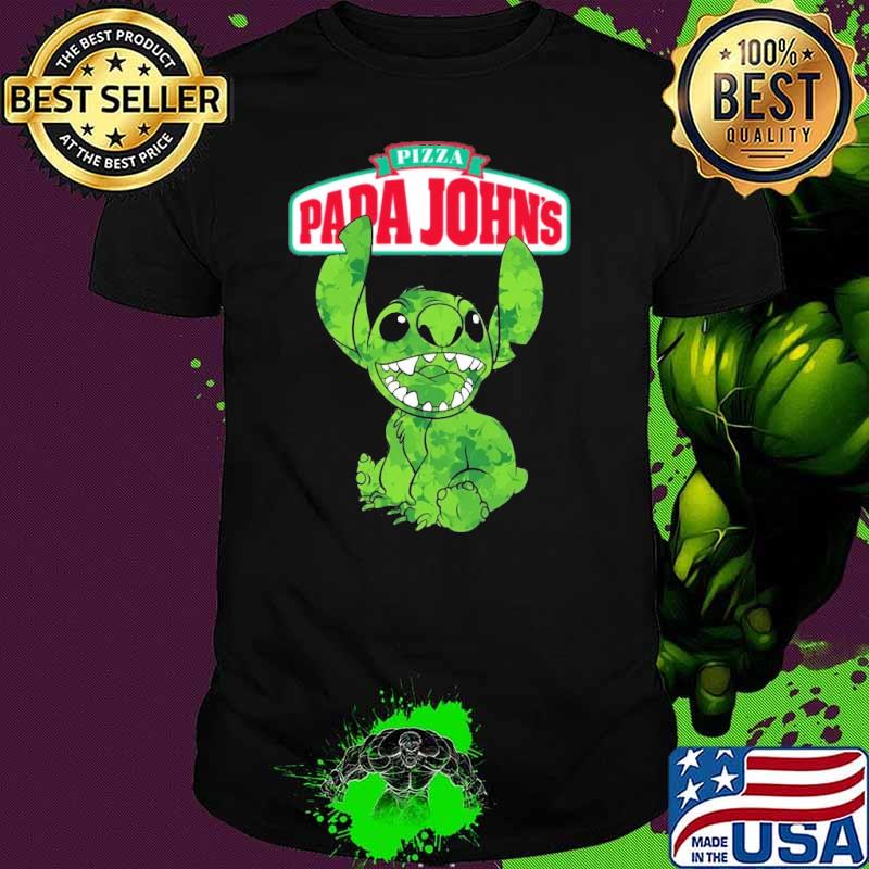 Pizza Papa John's Stitch St.Patrick's day shirt