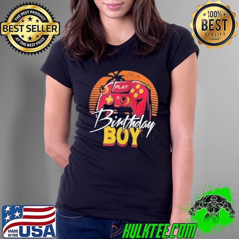 Play Birthday Boy Gaming retro shirt