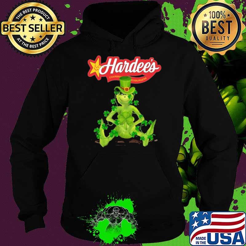 Premium grinch St.Patrick's day hardee's s Hoodie Premium grinch St.Patrick's day hardee's s Hoodie