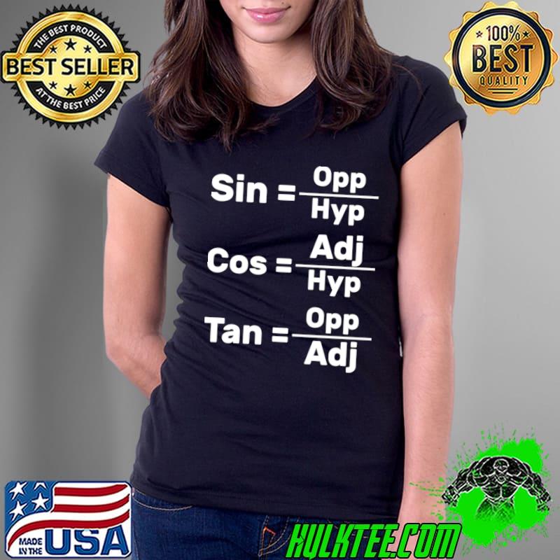 Sin Cos Tan Definition Math Lover Design Idea T-Shirt