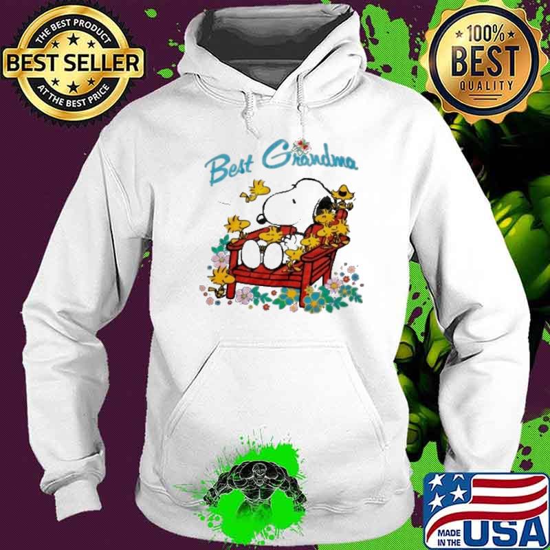 Snoopy and woodstocks best grandma flowers s Hoodie Snoopy and woodstocks best grandma flowers s Hoodie