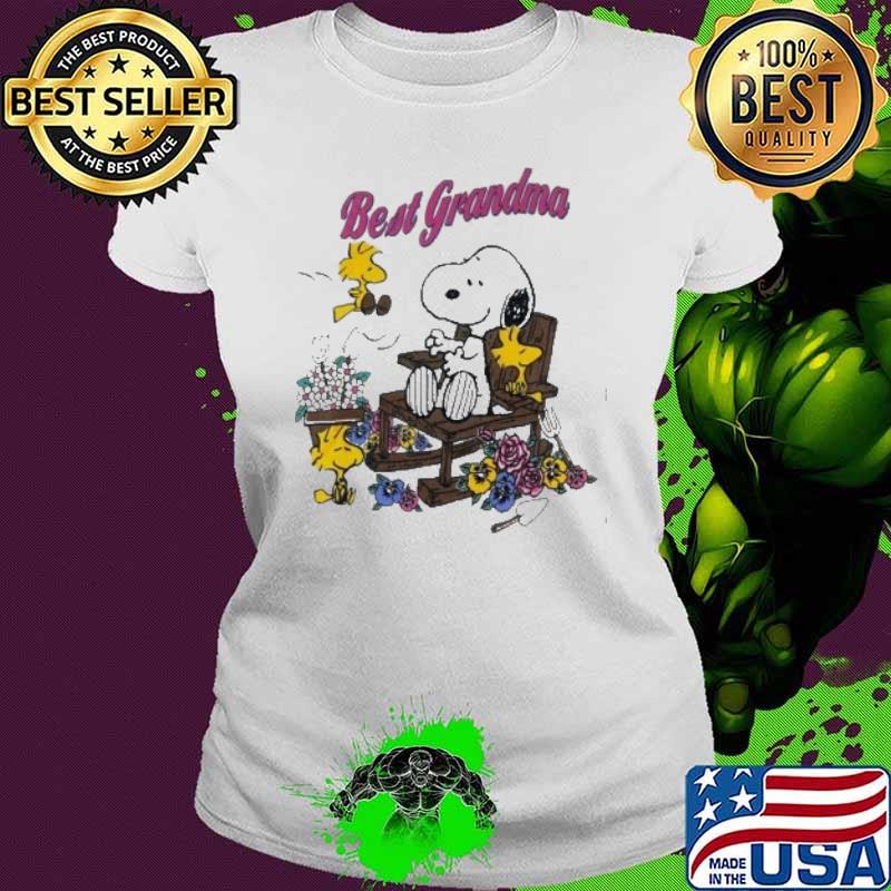 Snoopy and woodstocks best grandma s Ladies tee Snoopy and woodstocks best grandma s Ladies tee