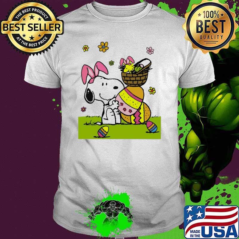 Snoopy and woodstocks easter egg shirt