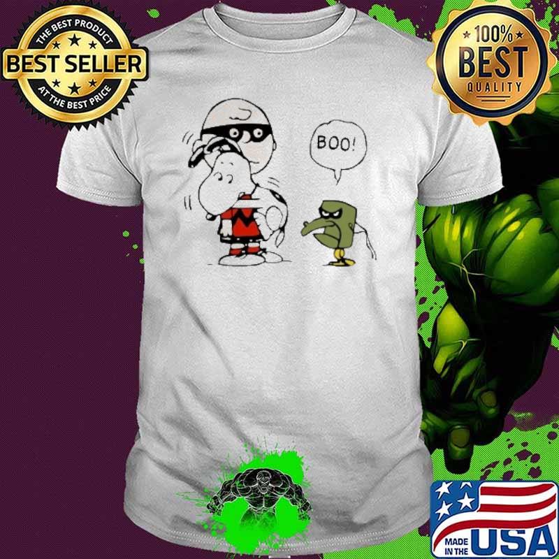 Snoopy Charlie Brown boo halloween shirt