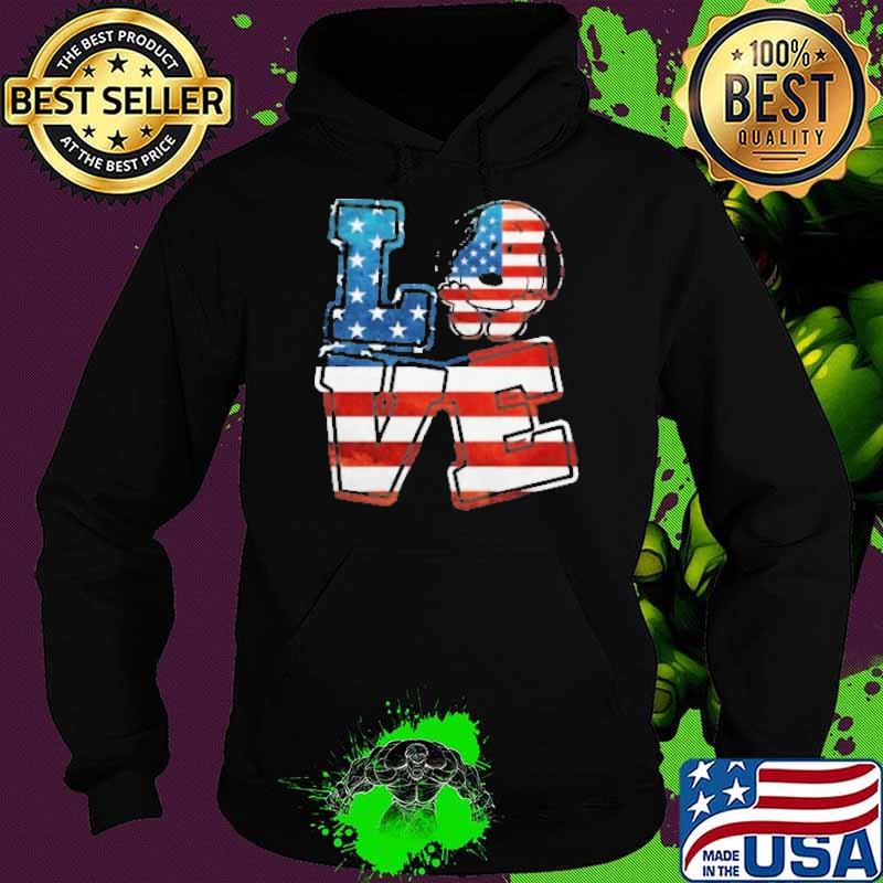 Snoopy love America flag s Hoodie Snoopy love America flag s Hoodie