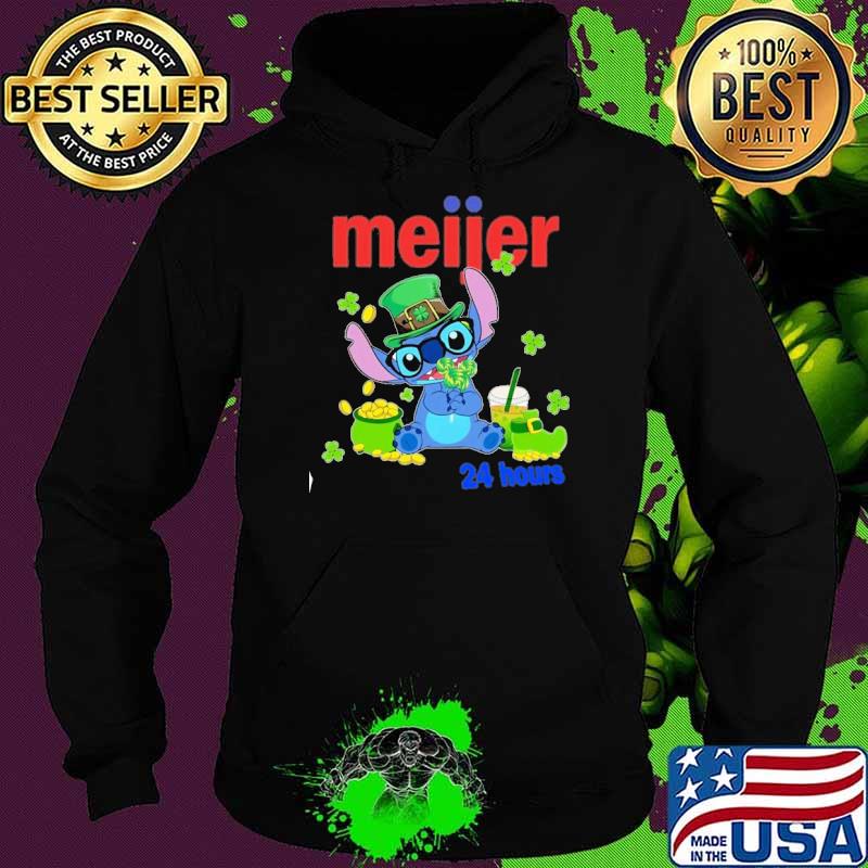 Stitch hug Meijer 24 hours St.Patrick's day s Hoodie Stitch hug Meijer 24 hours St.Patrick's day s Hoodie