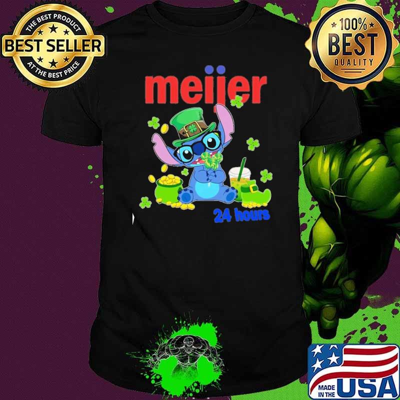 Stitch hug Meijer 24 hours St.Patrick's day shirt
