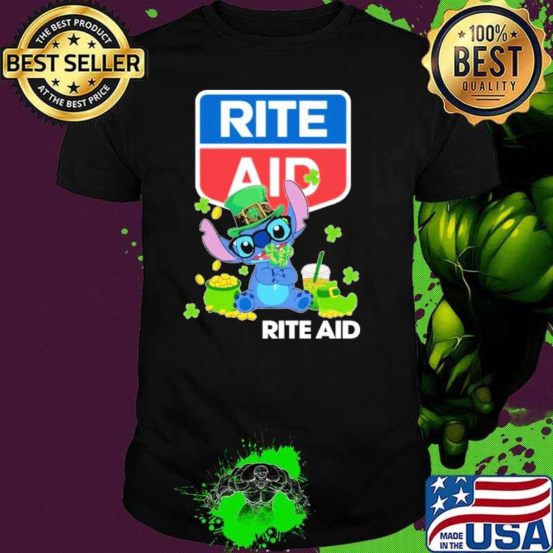 Stitch hug Rite Aid St.Patrick's day shirt