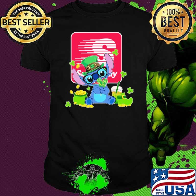 Stitch hugn Speedway St.Patrick's day shirt