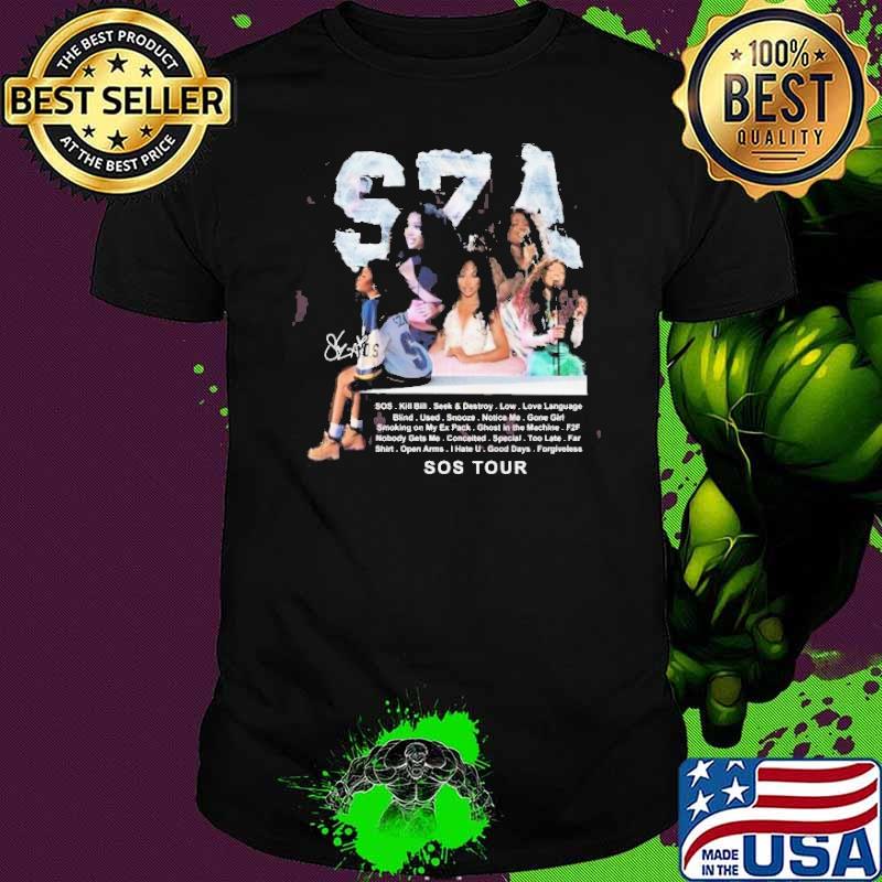 SZA SOS Tour Signature singer Shirt