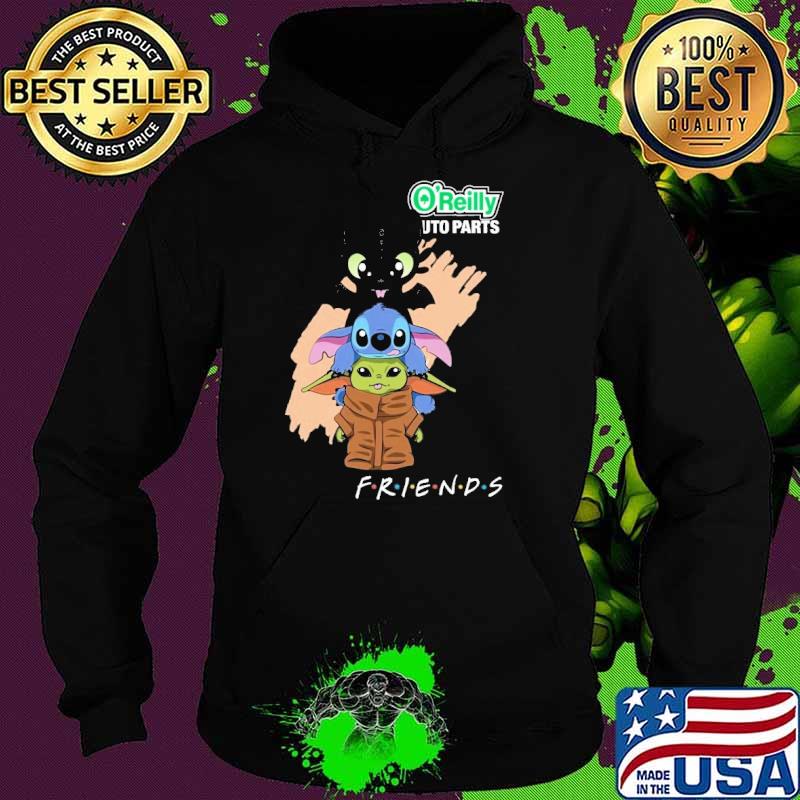 Toothless Stitch Grinch O'reilly auto parts friends s Hoodie Toothless Stitch Grinch O'reilly auto parts friends s Hoodie