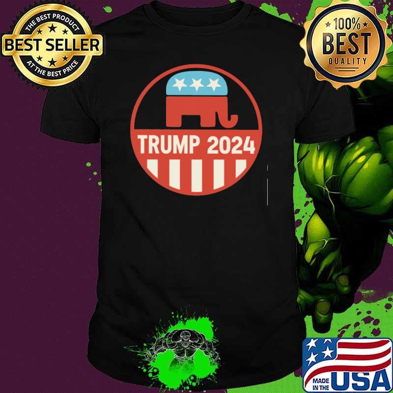 Trump 2024 America flag shirt