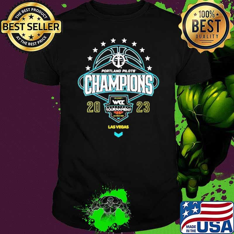 Wcc Bear Black Portland Pilots 2023 Champions Las Vegas Shirt Wcc Bear Black Portland Pilots 2023 Champions Las Vegas Shirt