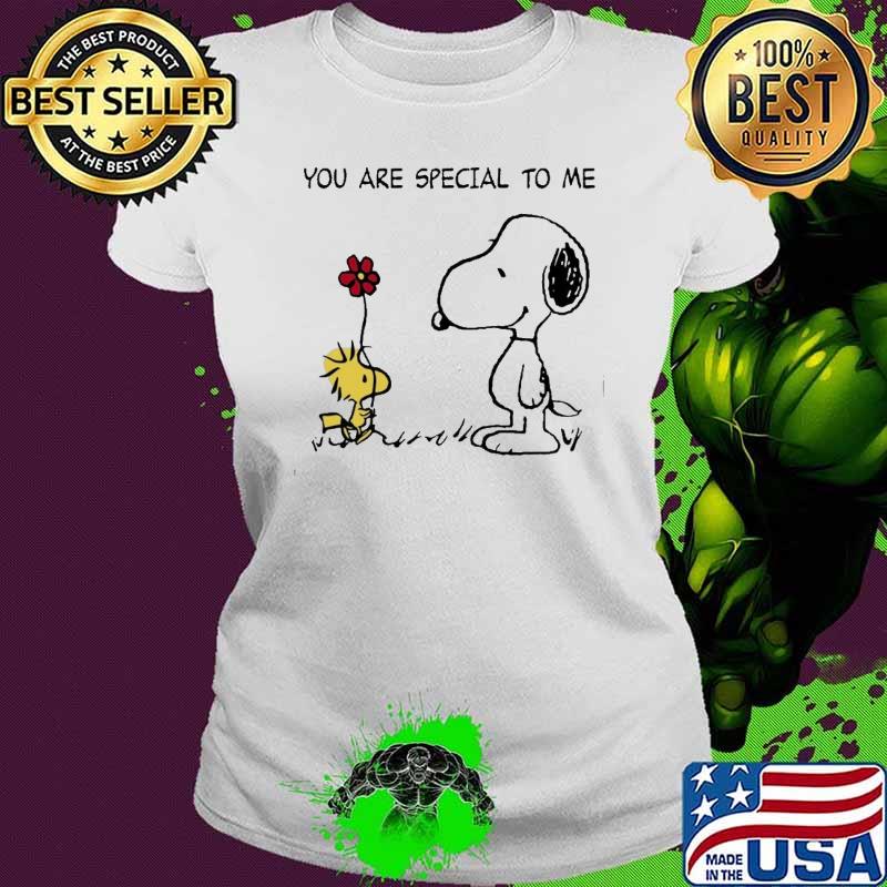 You are special to me snoopy woodstocks s Ladies tee You are special to me snoopy woodstocks s Ladies tee