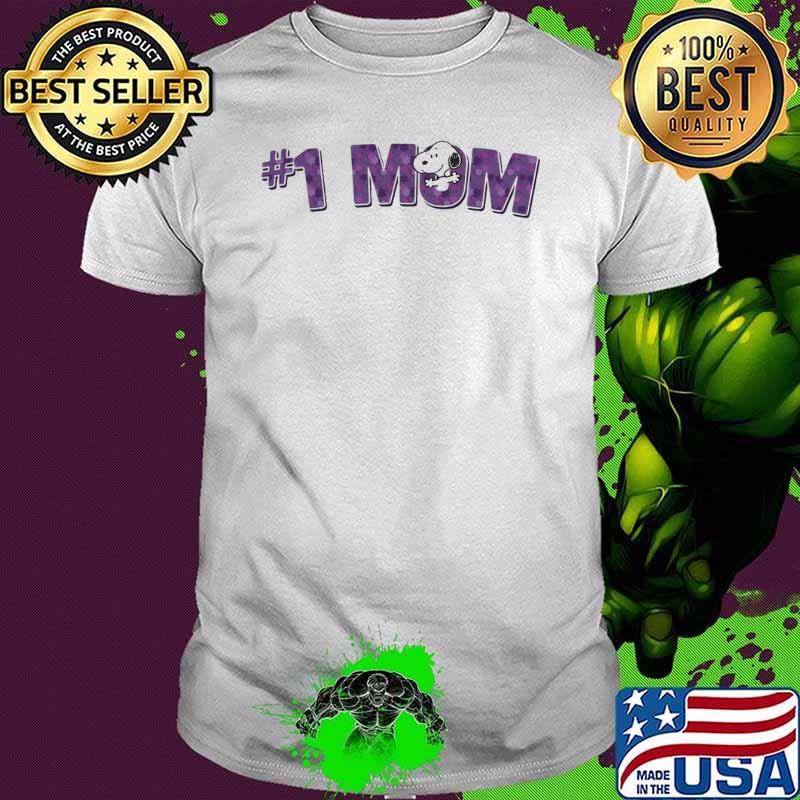 #1 Snoopy Mom Mother’s Day shirt