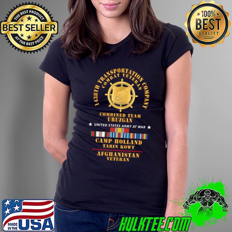 1438th Trans Company - Camp Holland Afghanistan Vet Afghan Veteran T-Shirt