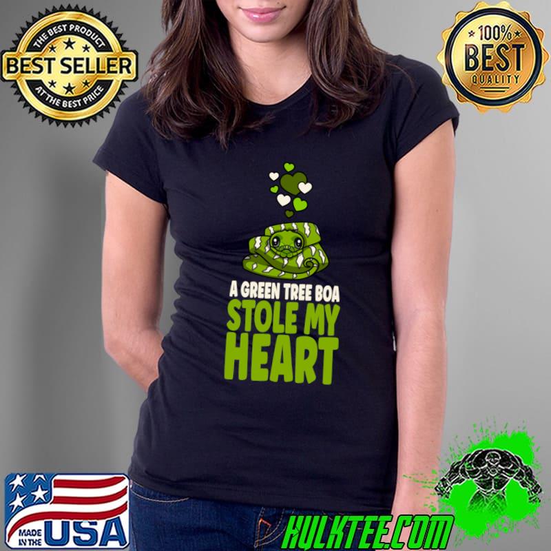 A Green Tree Boa Stole My Heart T-Shirt