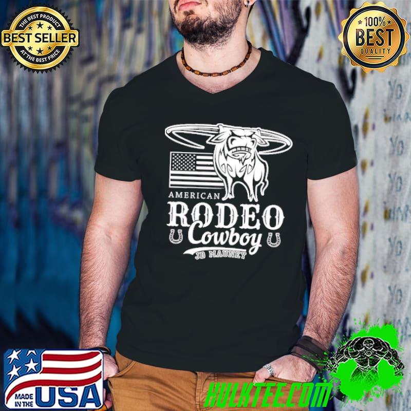 America rodeo cowboy Jb Mauney America flag shirt