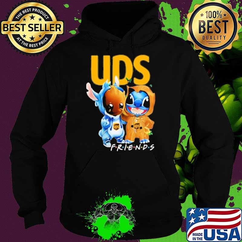 Baby groot and Stitch UPS friends s Hoodie Baby groot and Stitch UPS friends s Hoodie