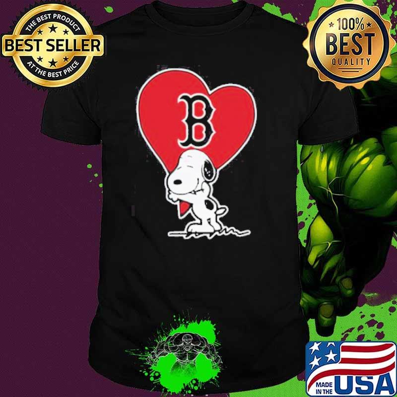 Boston Red Sox Snoopy Baseball Sports love shirt