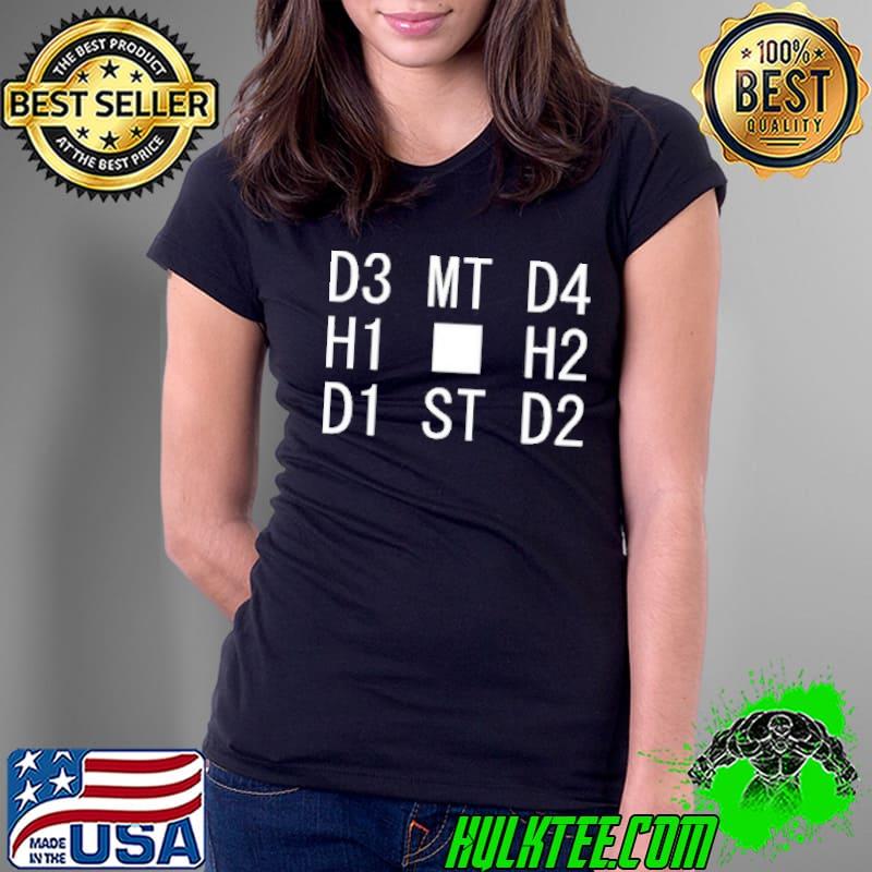 D3 Mt D4 H1 H2 D1 St D2 shirt