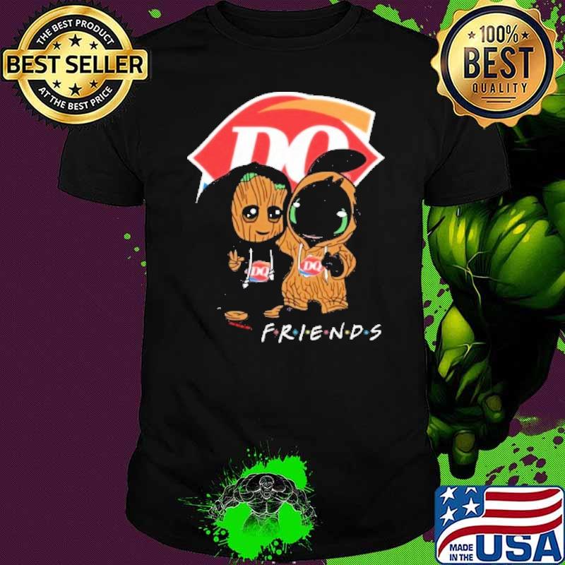 DAIRY QUEEN friends groot and toothless shirt