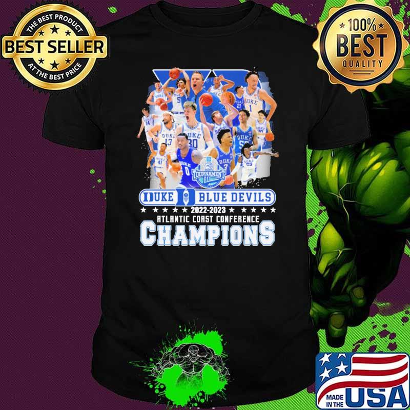 Duke Blue Devils 2022-2023 Atlantic Corst conference champions shirt