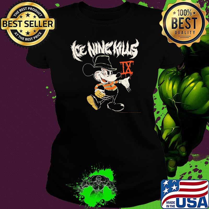 Ice Nine Kills Band Mickey mouse s Ladies tee Ice Nine Kills Band Mickey mouse s Ladies tee