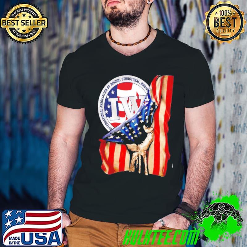 International association of bridge structural ornam America flag shirt
