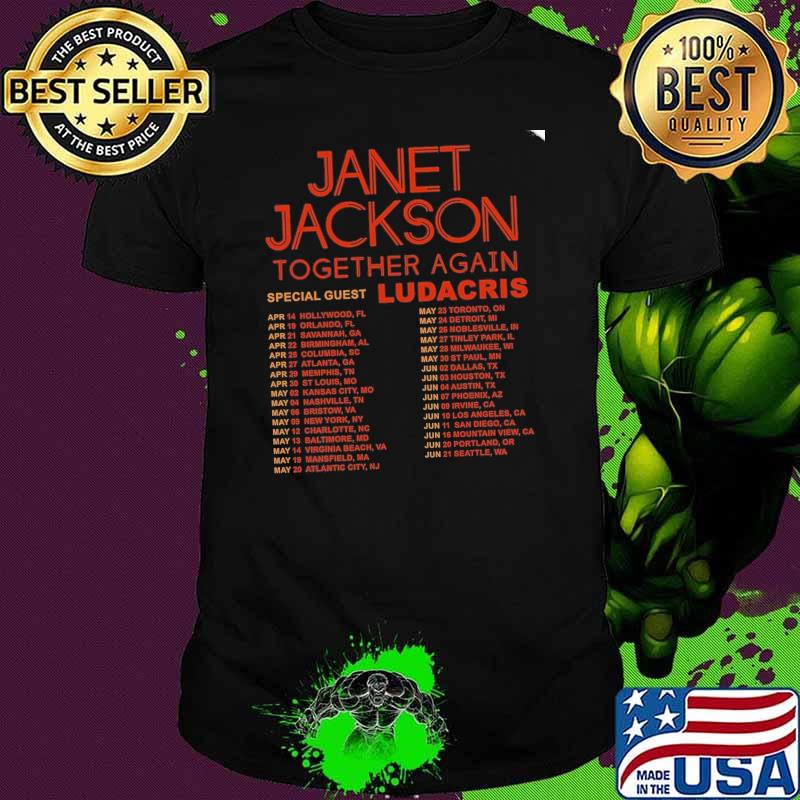 Janet Jackson Together Again Tour 2023 signature Shirt
